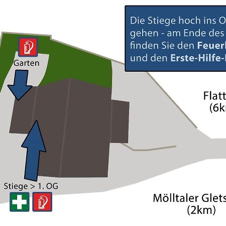 Gletscher Appartements Flattach Esterno foto